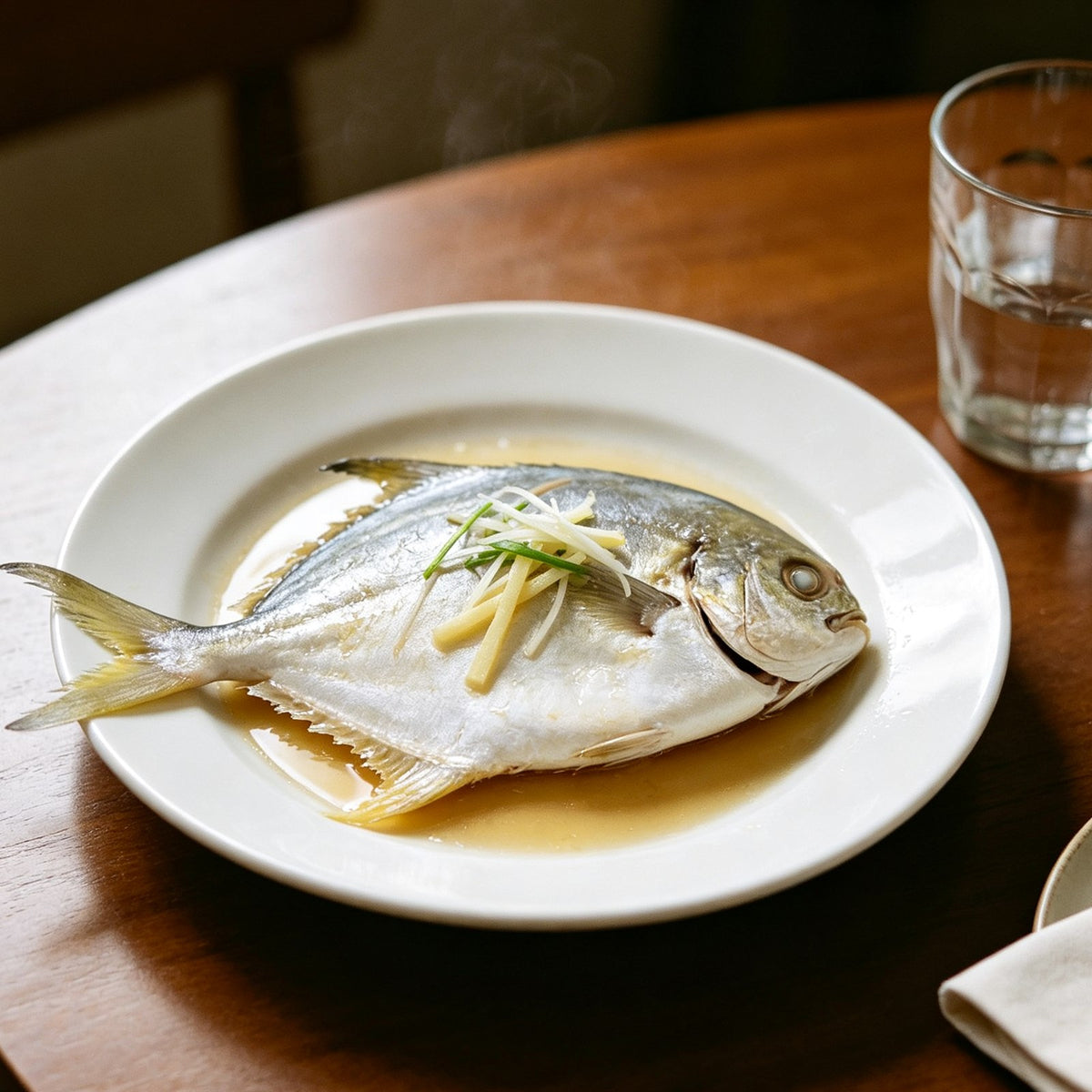 Premium Fresh Whole Silver Pomfret