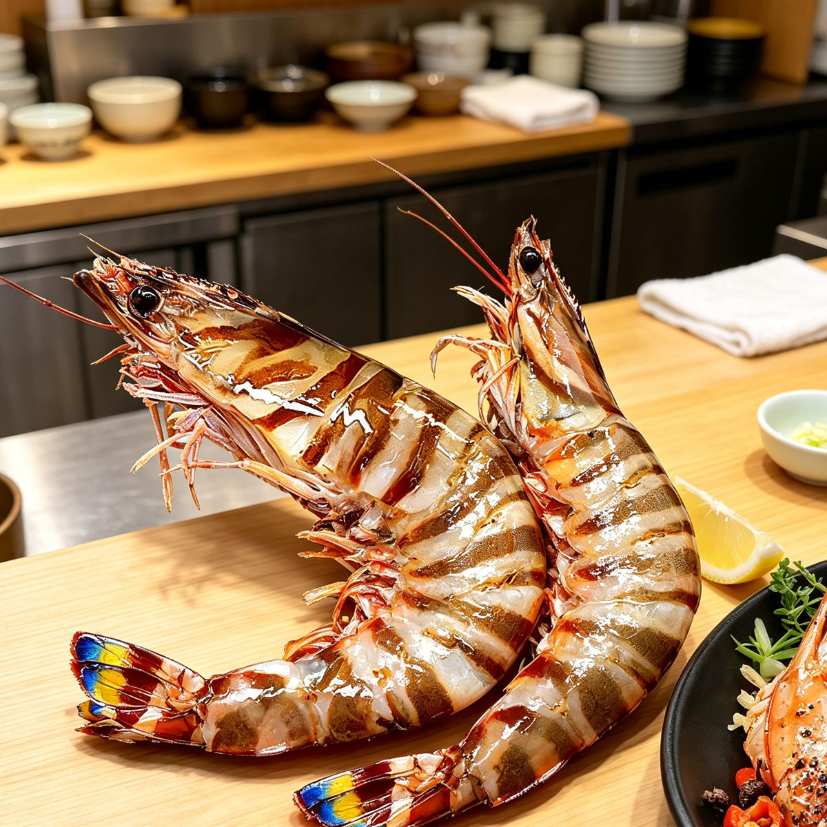 Premium Fresh Black Tiger Prawns
