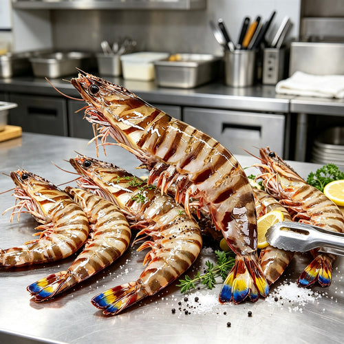 Premium Fresh Black Tiger Prawns