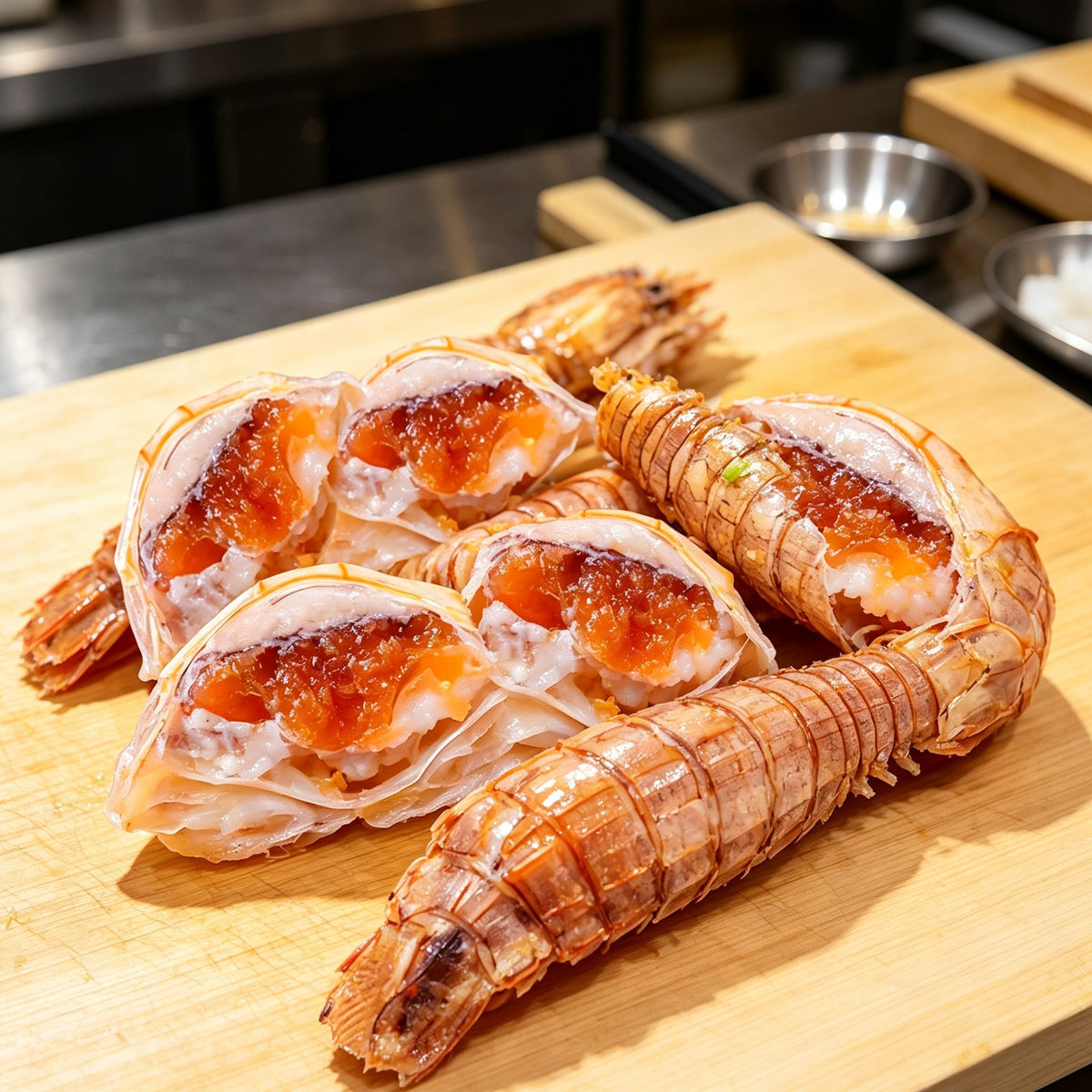 Premium Fresh Mantis Shrimp With Roe