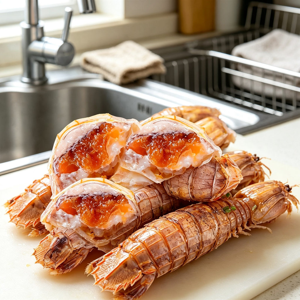 Premium Fresh Mantis Shrimp With Roe