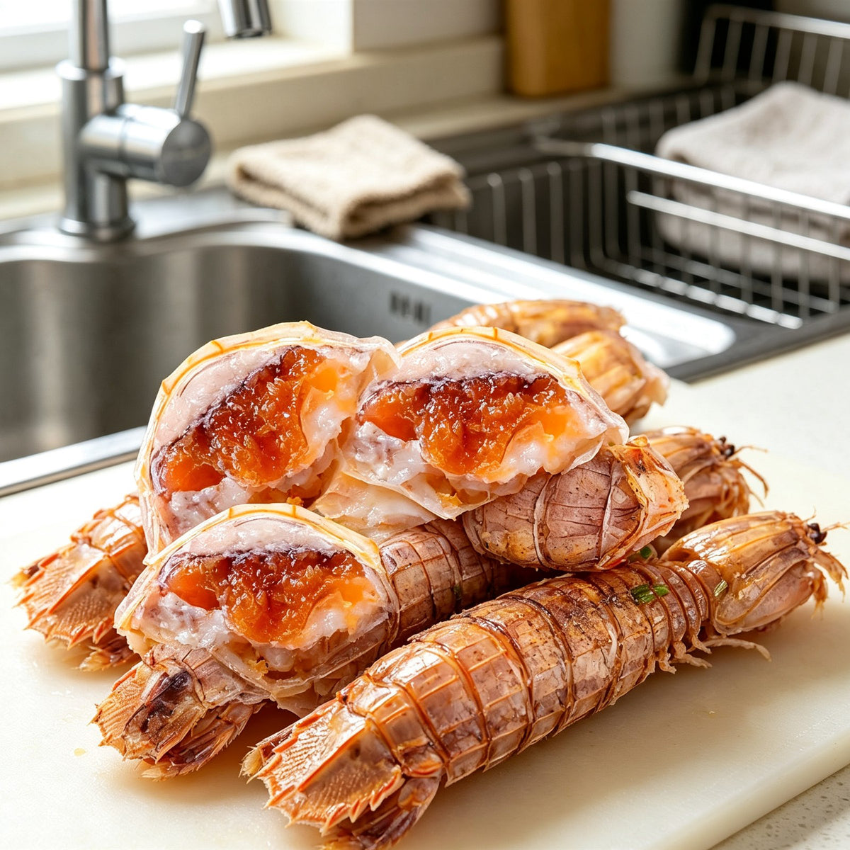 Premium Fresh Mantis Shrimp With Roe