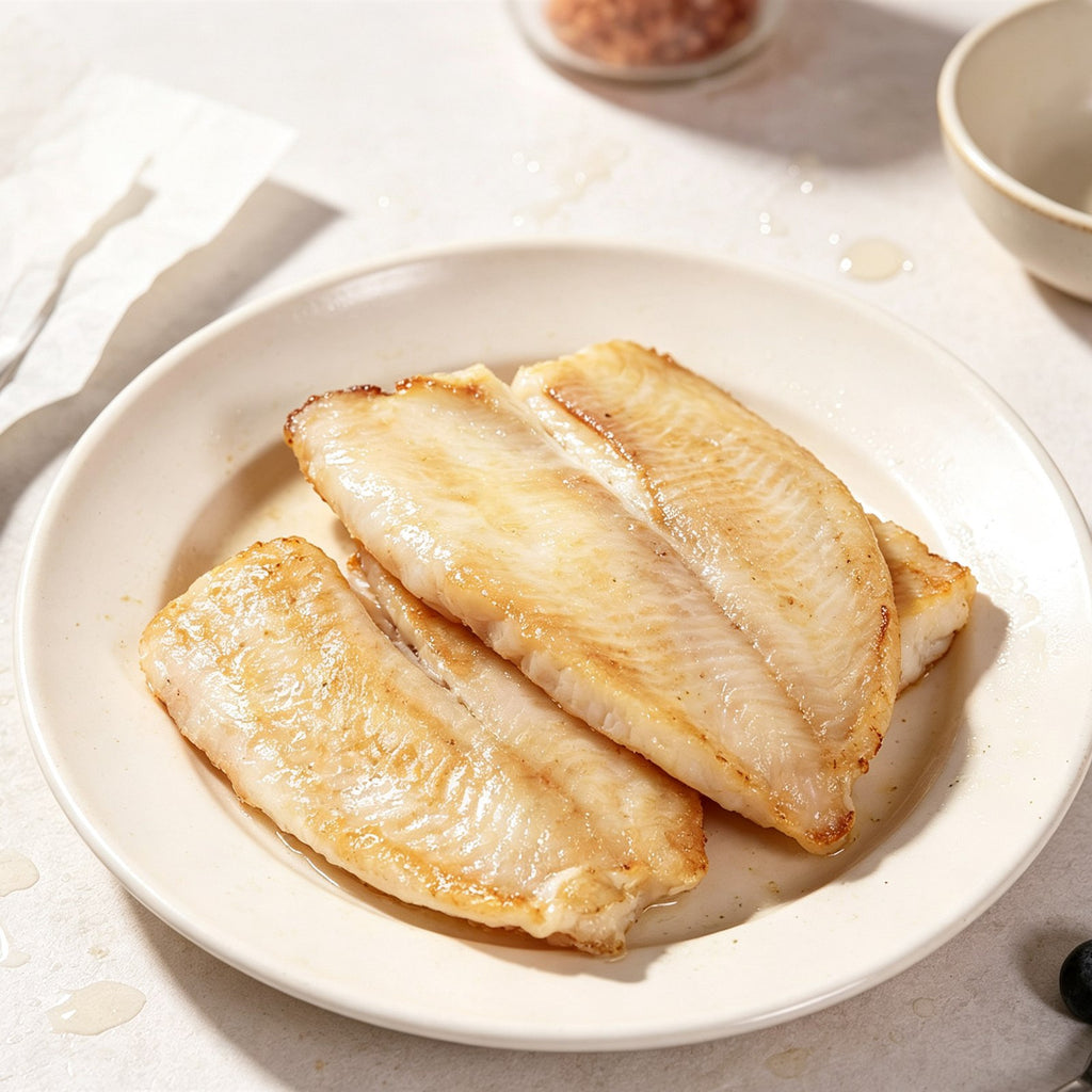 Premium Golden Pan-Seared Tilapia Fillets