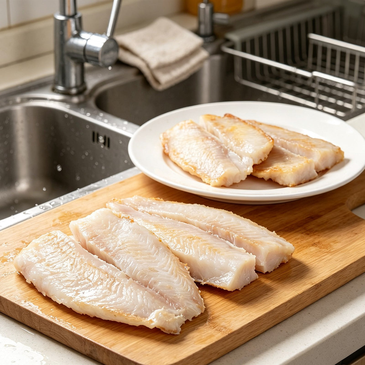 Premium Golden Pan-Seared Tilapia Fillets