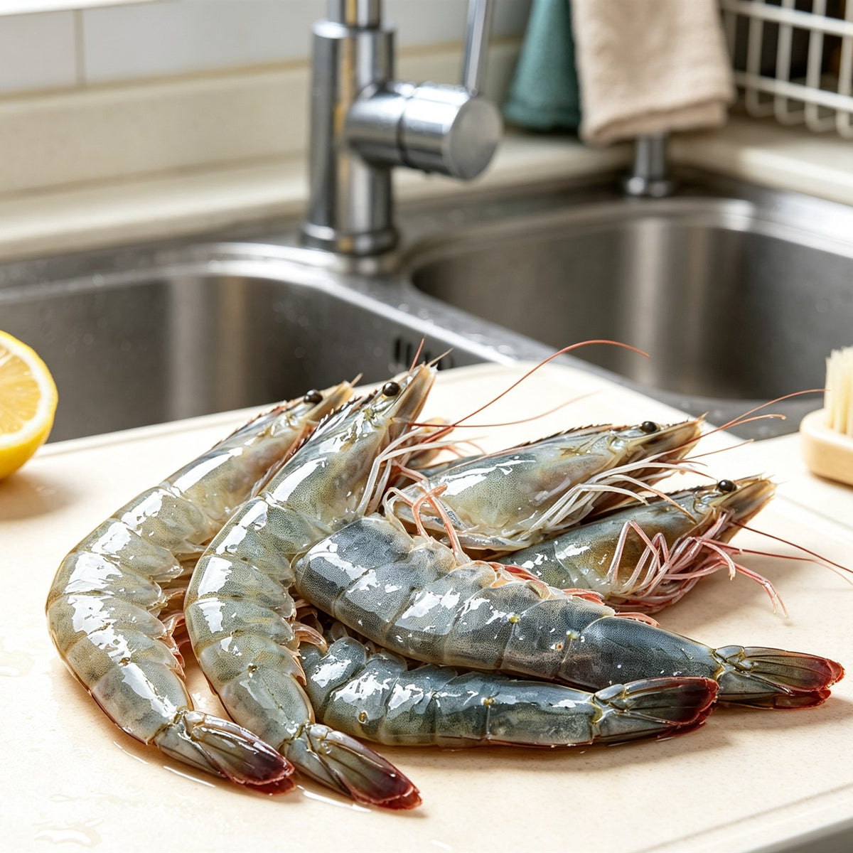 Premium Fresh Raw White Shrimp