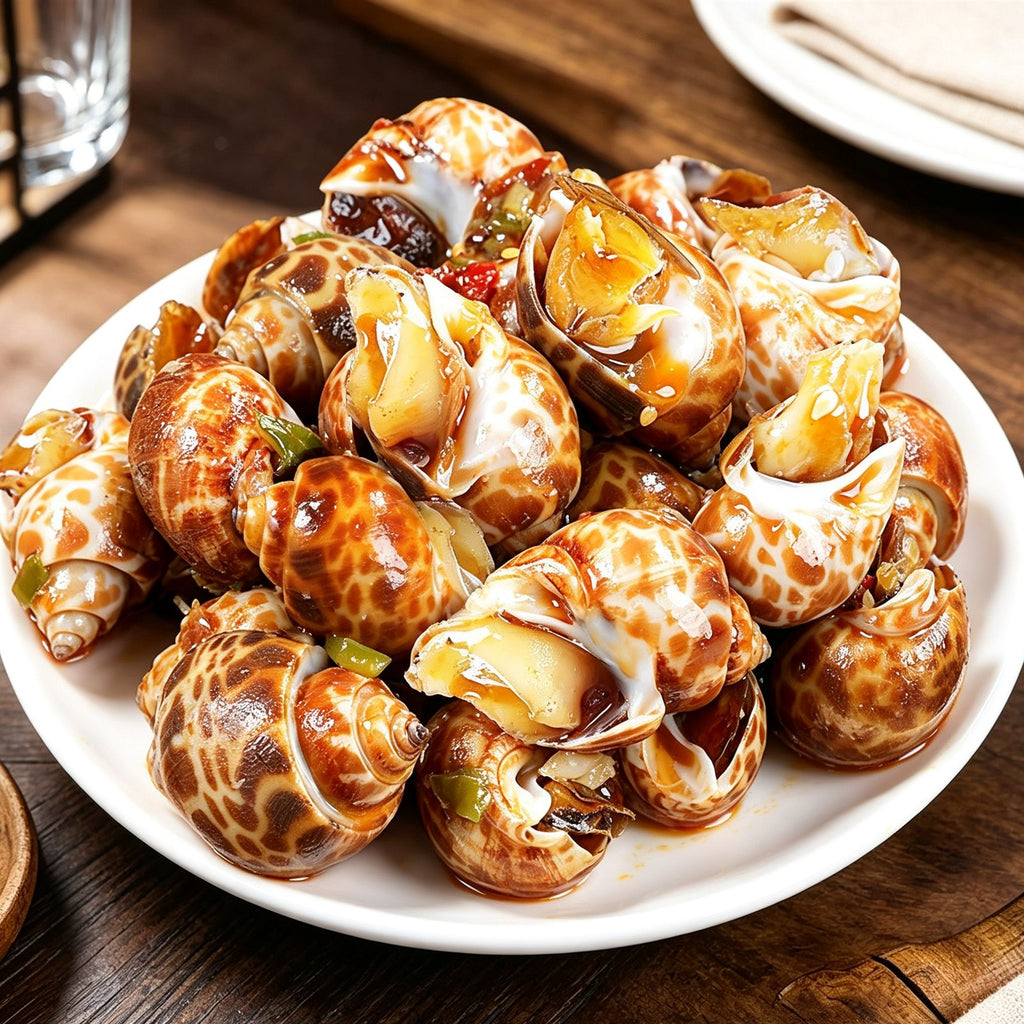 Premium Marinated Spotted Babylon Snails